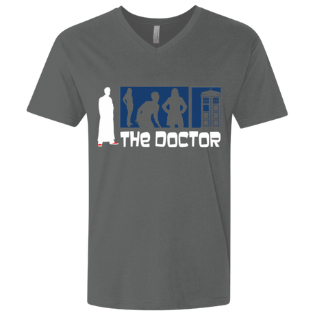 T-Shirts Heavy Metal / X-Small Archer the Doctor Men's Premium V-Neck