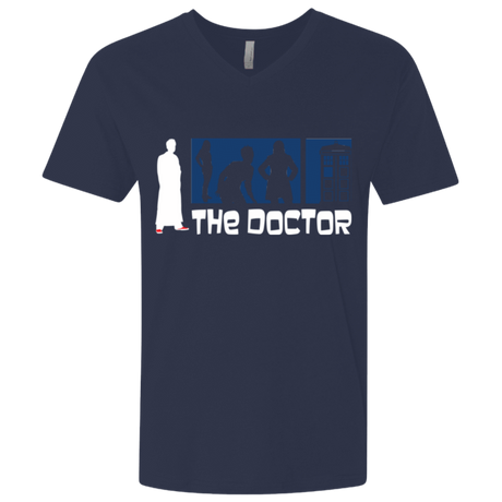 T-Shirts Midnight Navy / X-Small Archer the Doctor Men's Premium V-Neck