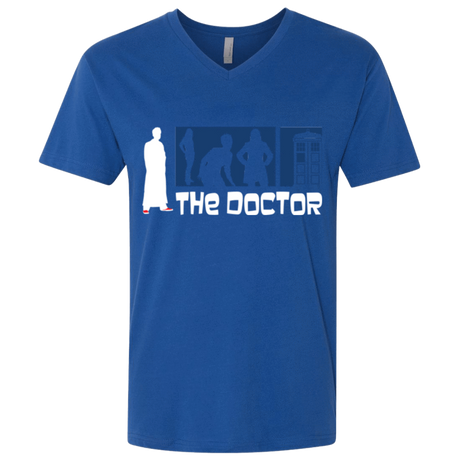 T-Shirts Royal / X-Small Archer the Doctor Men's Premium V-Neck