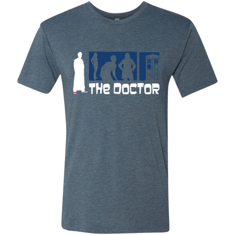 T-Shirts Indigo / Small Archer the Doctor Men's Triblend T-Shirt