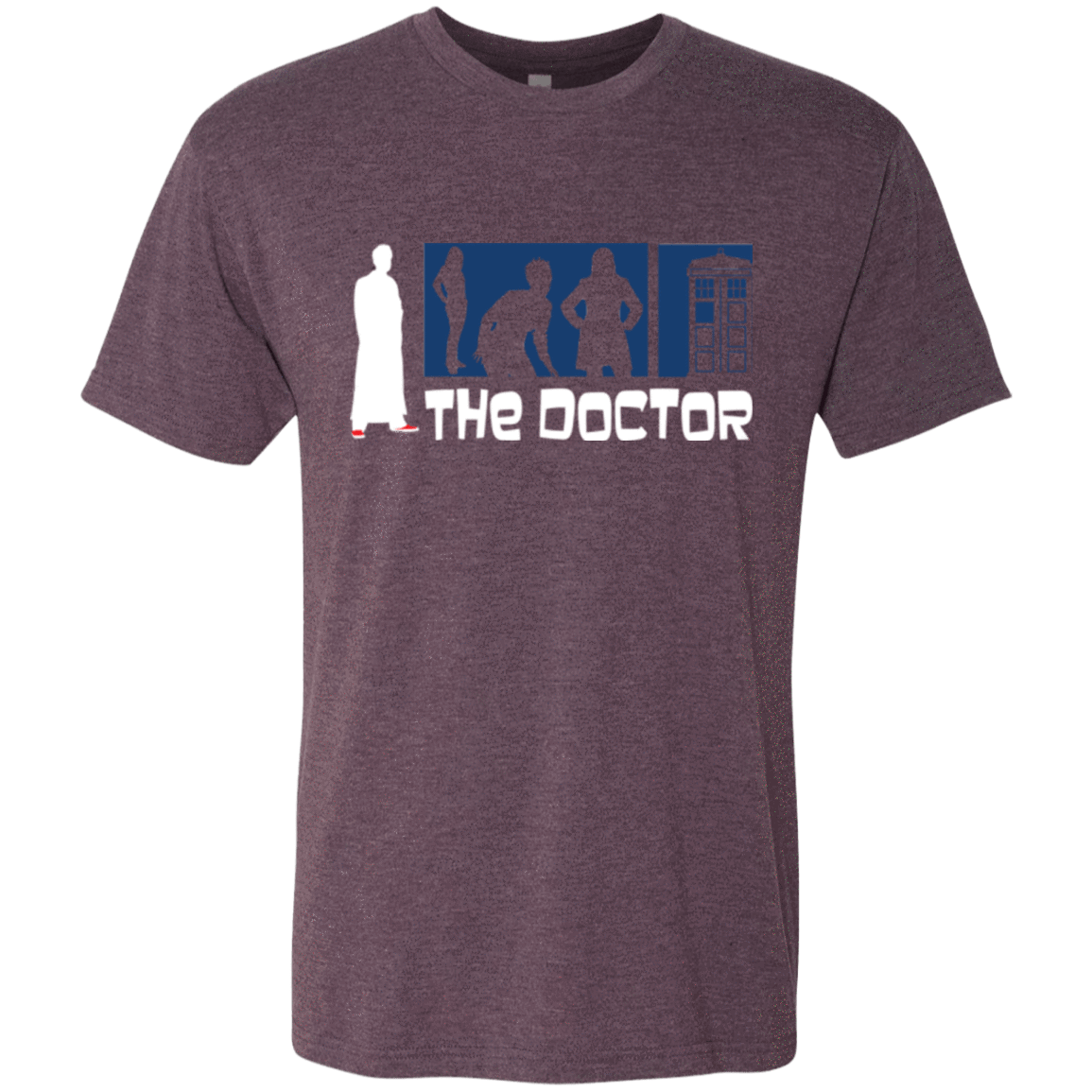 T-Shirts Vintage Purple / Small Archer the Doctor Men's Triblend T-Shirt