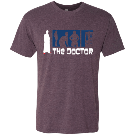 T-Shirts Vintage Purple / Small Archer the Doctor Men's Triblend T-Shirt