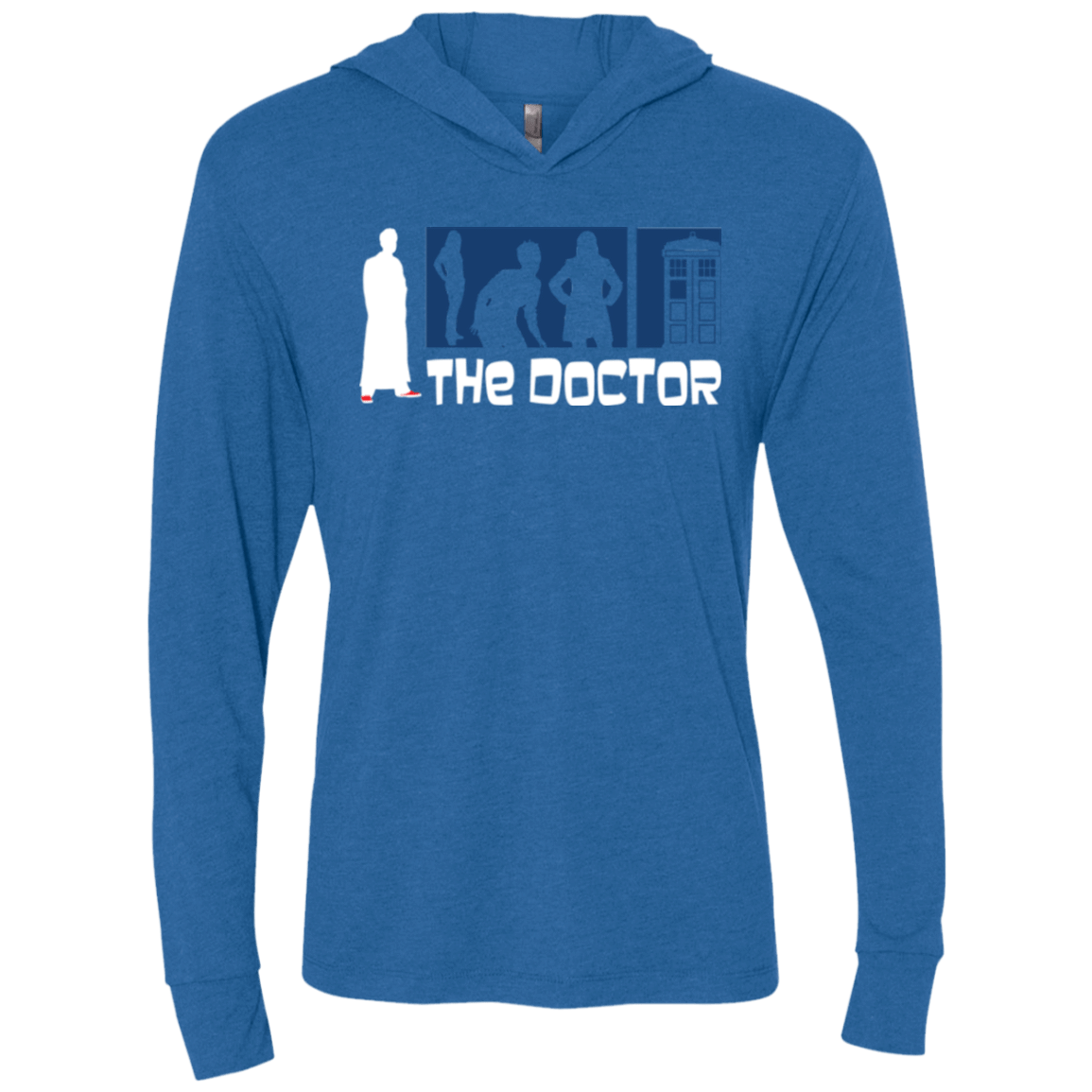 T-Shirts Vintage Royal / X-Small Archer the Doctor Triblend Long Sleeve Hoodie Tee