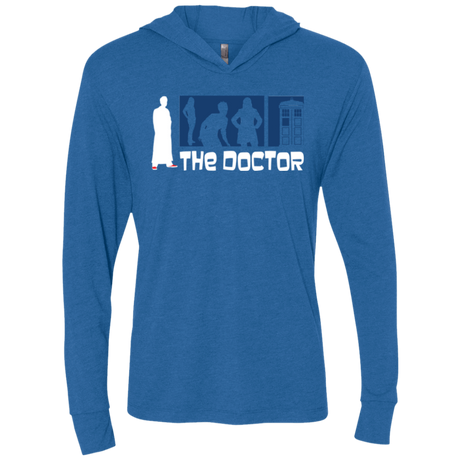 T-Shirts Vintage Royal / X-Small Archer the Doctor Triblend Long Sleeve Hoodie Tee