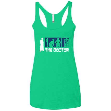 T-Shirts Envy / X-Small Archer the Doctor Women's Triblend Racerback Tank