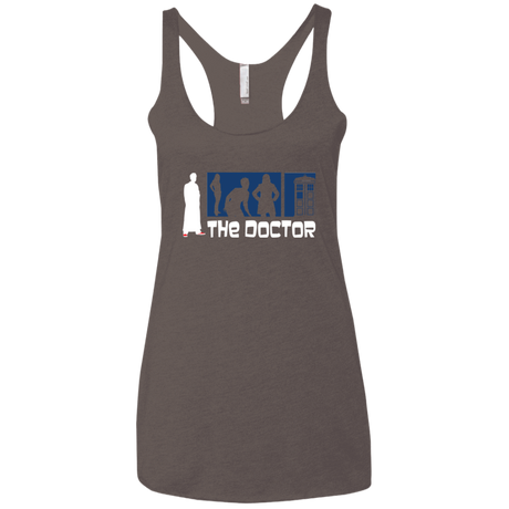 T-Shirts Macchiato / X-Small Archer the Doctor Women's Triblend Racerback Tank