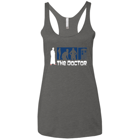 T-Shirts Premium Heather / X-Small Archer the Doctor Women's Triblend Racerback Tank