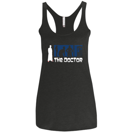 T-Shirts Vintage Black / X-Small Archer the Doctor Women's Triblend Racerback Tank