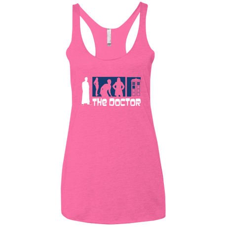 T-Shirts Vintage Pink / X-Small Archer the Doctor Women's Triblend Racerback Tank