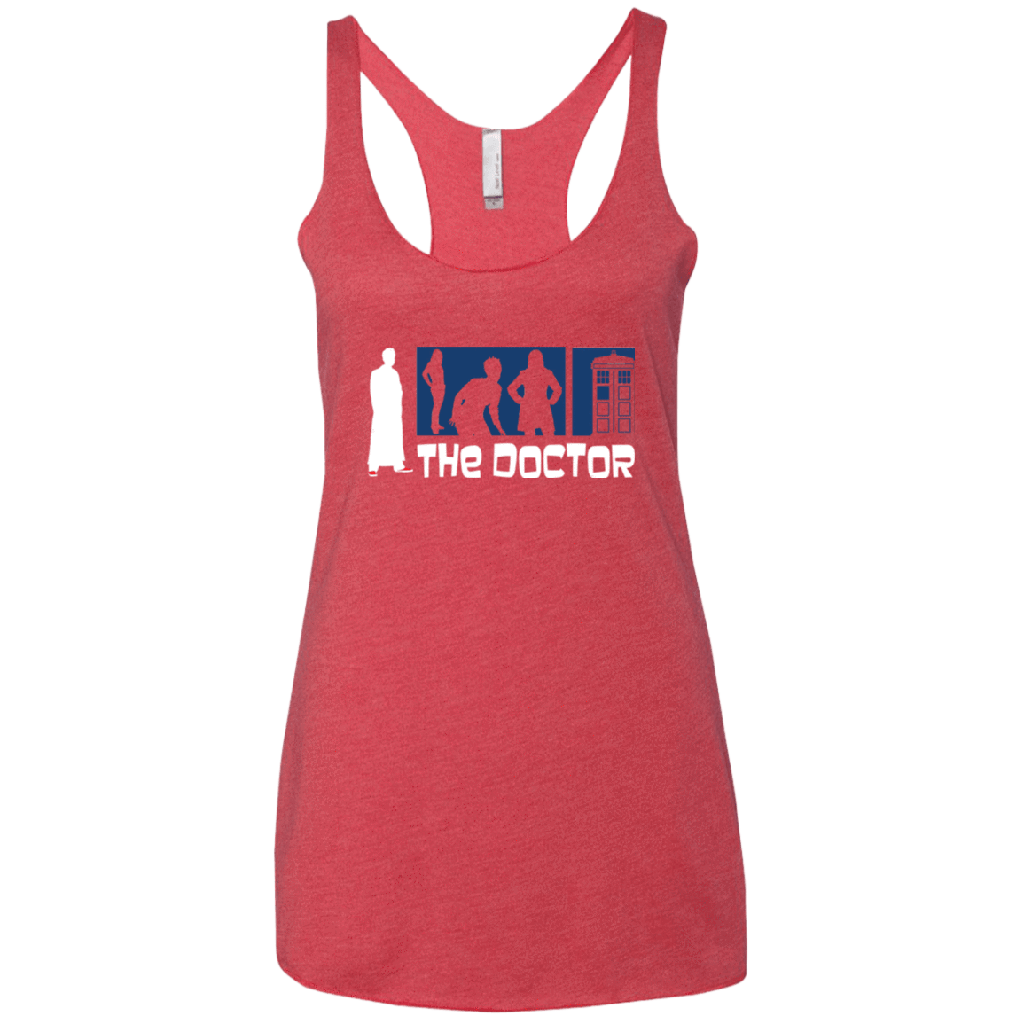 T-Shirts Vintage Red / X-Small Archer the Doctor Women's Triblend Racerback Tank