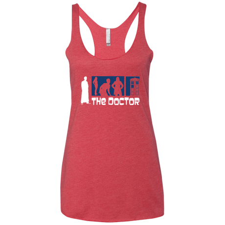 T-Shirts Vintage Red / X-Small Archer the Doctor Women's Triblend Racerback Tank