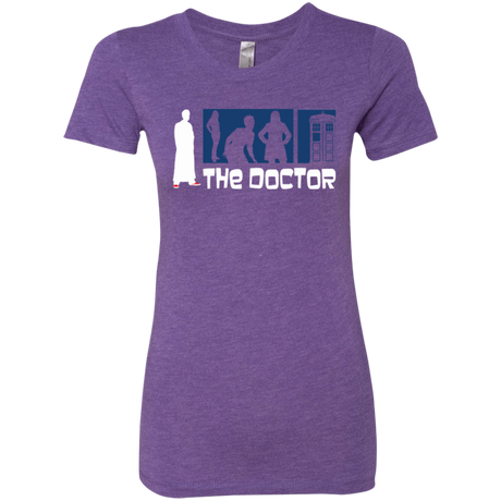 T-Shirts Purple Rush / Small Archer the Doctor Women's Triblend T-Shirt