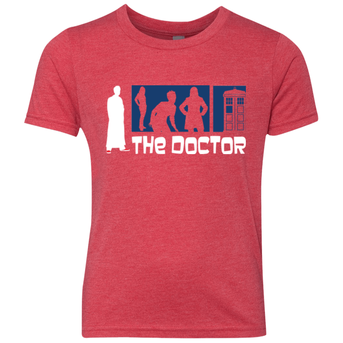 T-Shirts Vintage Red / YXS Archer the Doctor Youth Triblend T-Shirt