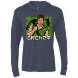 T-Shirts Vintage Navy / X-Small Archer Triblend Long Sleeve Hoodie Tee