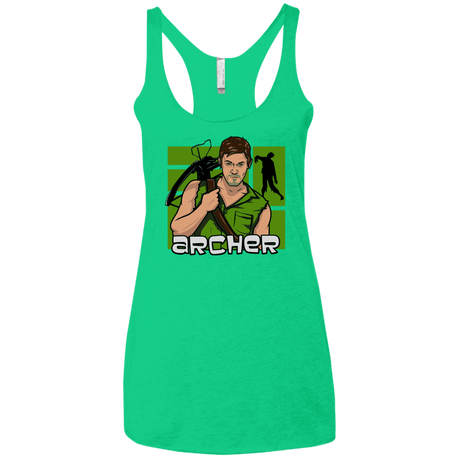 T-Shirts Envy / X-Small Archer Women's Triblend Racerback Tank