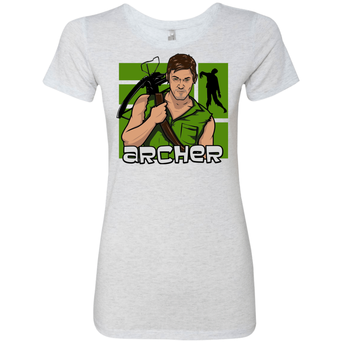 T-Shirts Heather White / Small Archer Women's Triblend T-Shirt