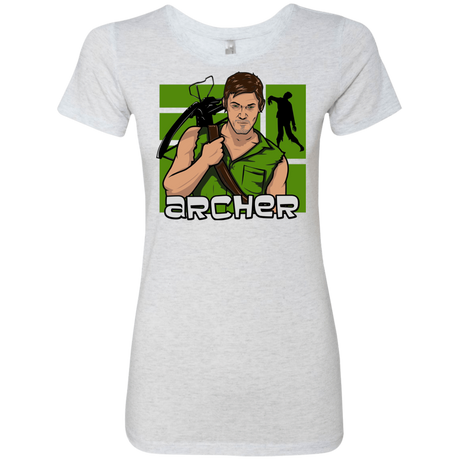 T-Shirts Heather White / Small Archer Women's Triblend T-Shirt