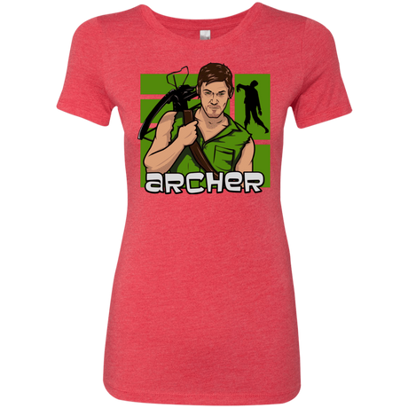 T-Shirts Vintage Red / Small Archer Women's Triblend T-Shirt