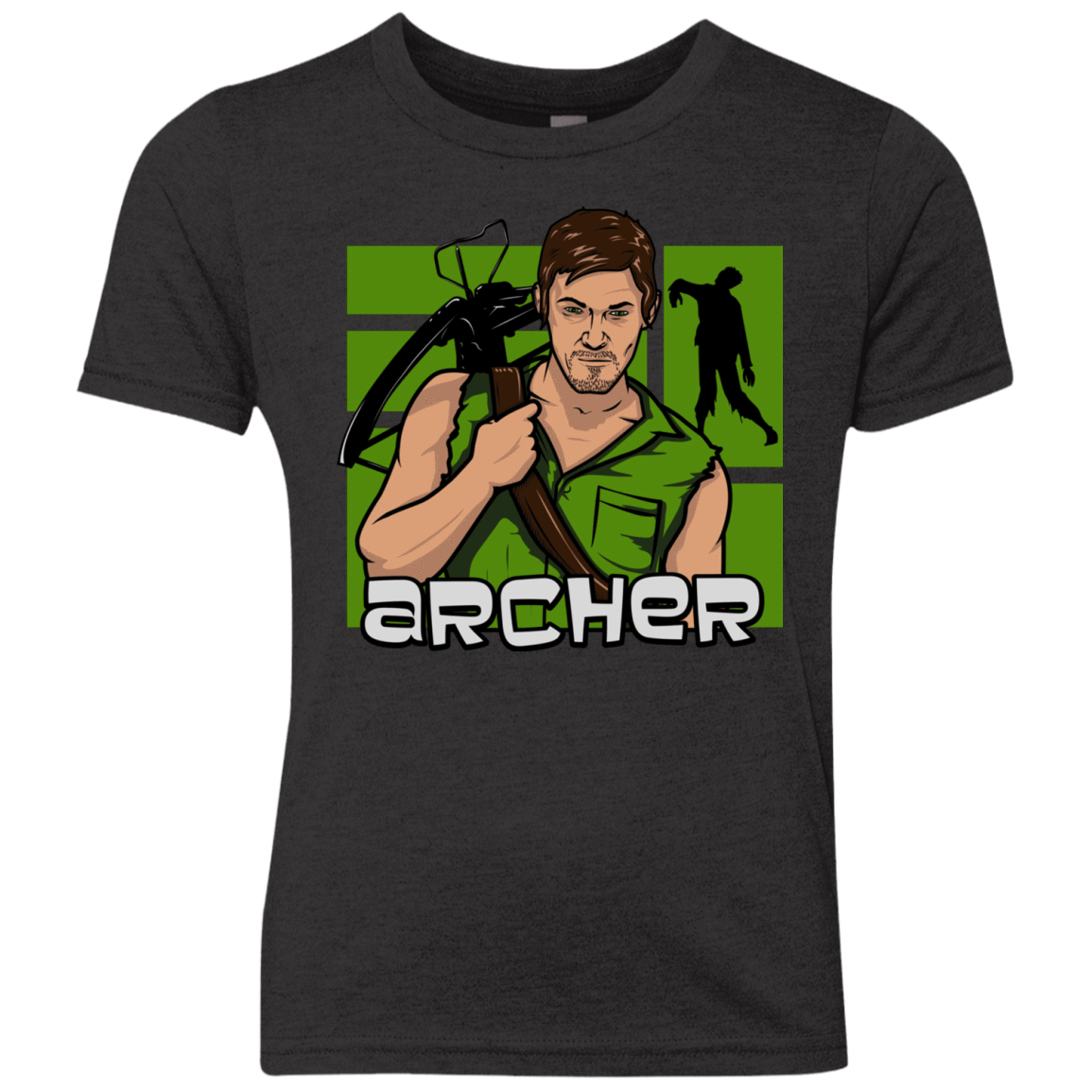 T-Shirts Vintage Black / YXS Archer Youth Triblend T-Shirt