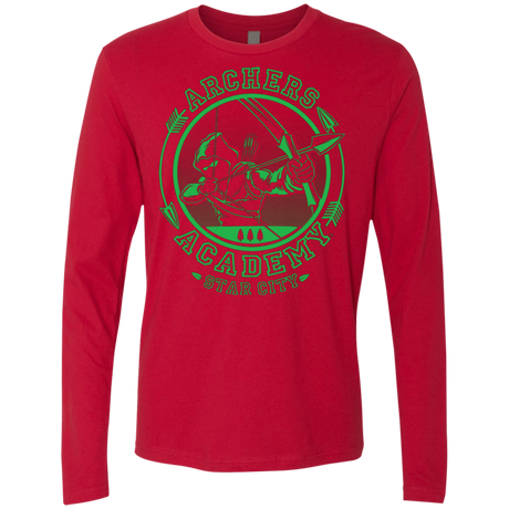T-Shirts Red / Small ARCHERS ACADEMY Men's Premium Long Sleeve