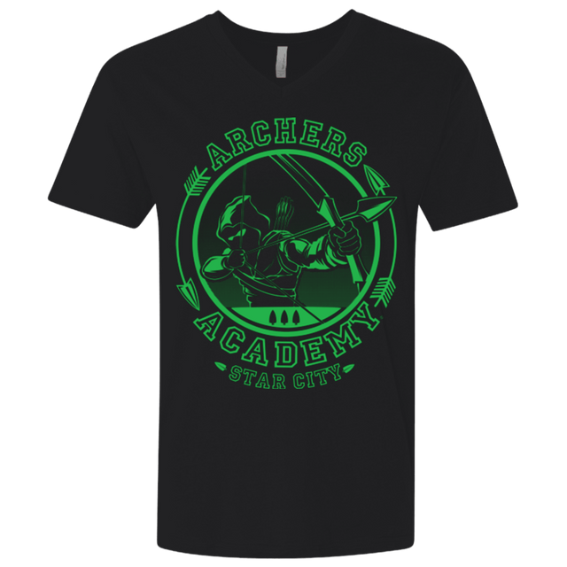 T-Shirts Black / X-Small ARCHERS ACADEMY Men's Premium V-Neck