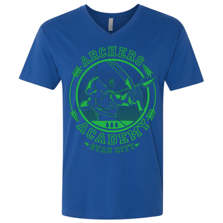 T-Shirts Royal / X-Small ARCHERS ACADEMY Men's Premium V-Neck