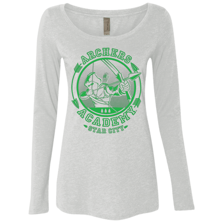 T-Shirts Heather White / Small ARCHERS ACADEMY Women's Triblend Long Sleeve Shirt