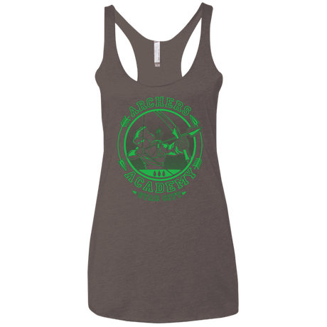 T-Shirts Macchiato / X-Small ARCHERS ACADEMY Women's Triblend Racerback Tank