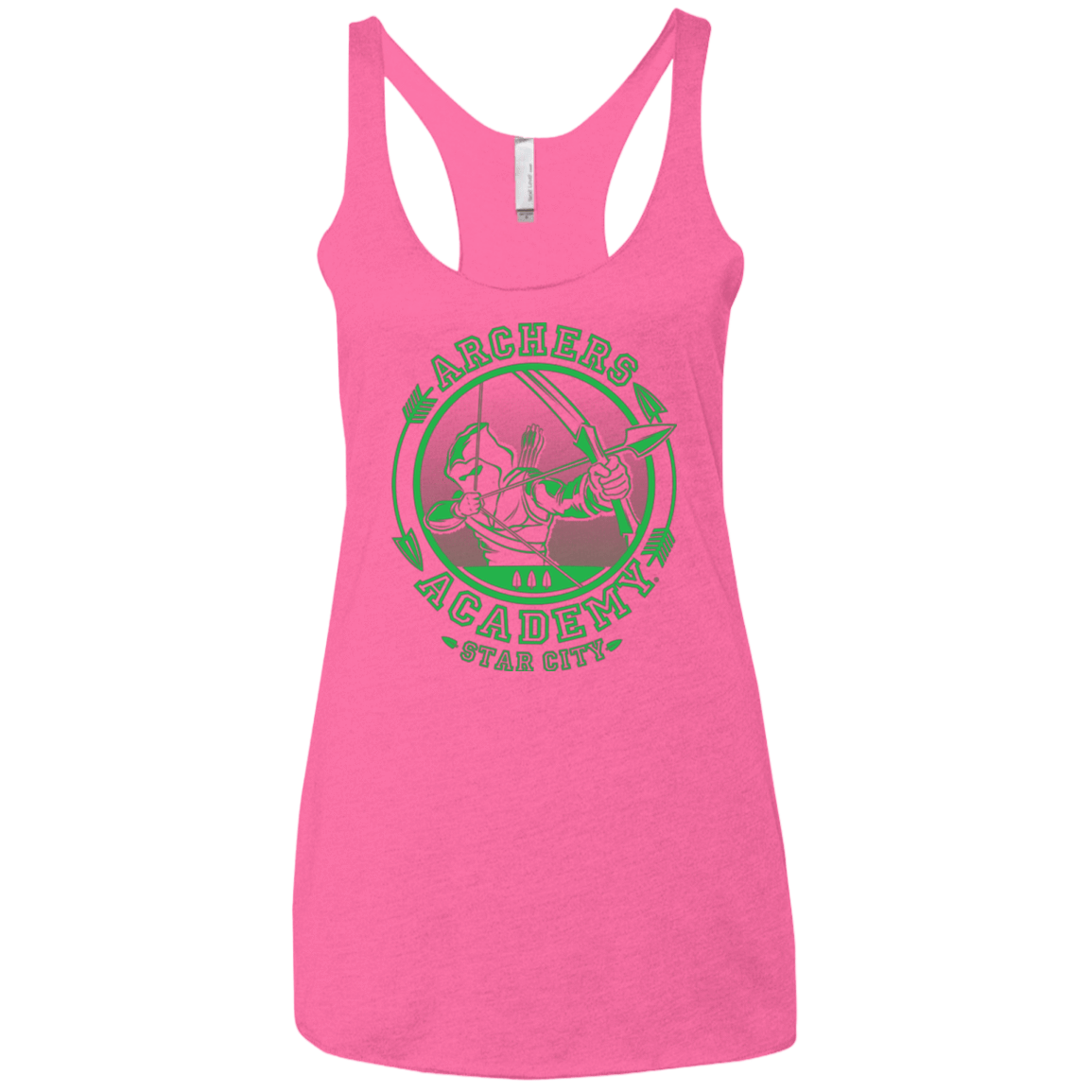 T-Shirts Vintage Pink / X-Small ARCHERS ACADEMY Women's Triblend Racerback Tank