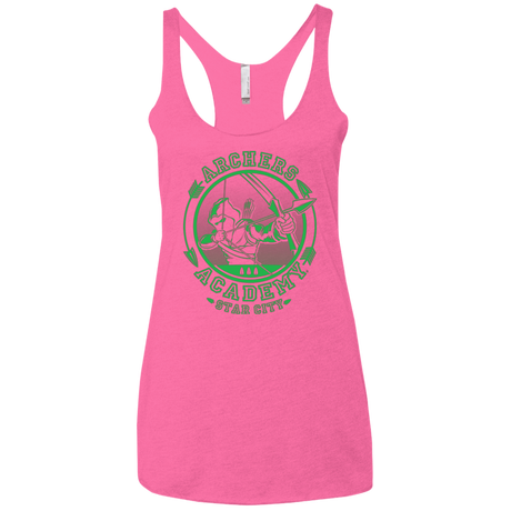 T-Shirts Vintage Pink / X-Small ARCHERS ACADEMY Women's Triblend Racerback Tank
