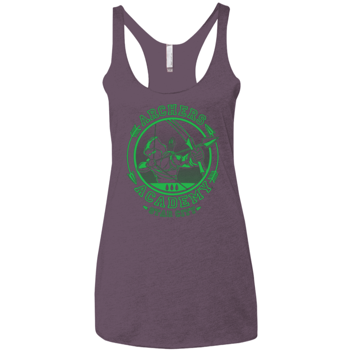 T-Shirts Vintage Purple / X-Small ARCHERS ACADEMY Women's Triblend Racerback Tank