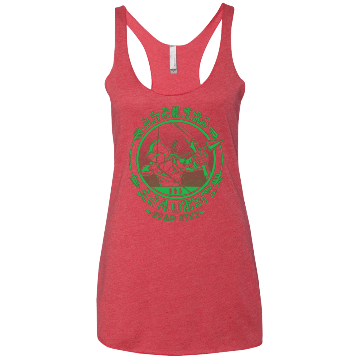 T-Shirts Vintage Red / X-Small ARCHERS ACADEMY Women's Triblend Racerback Tank