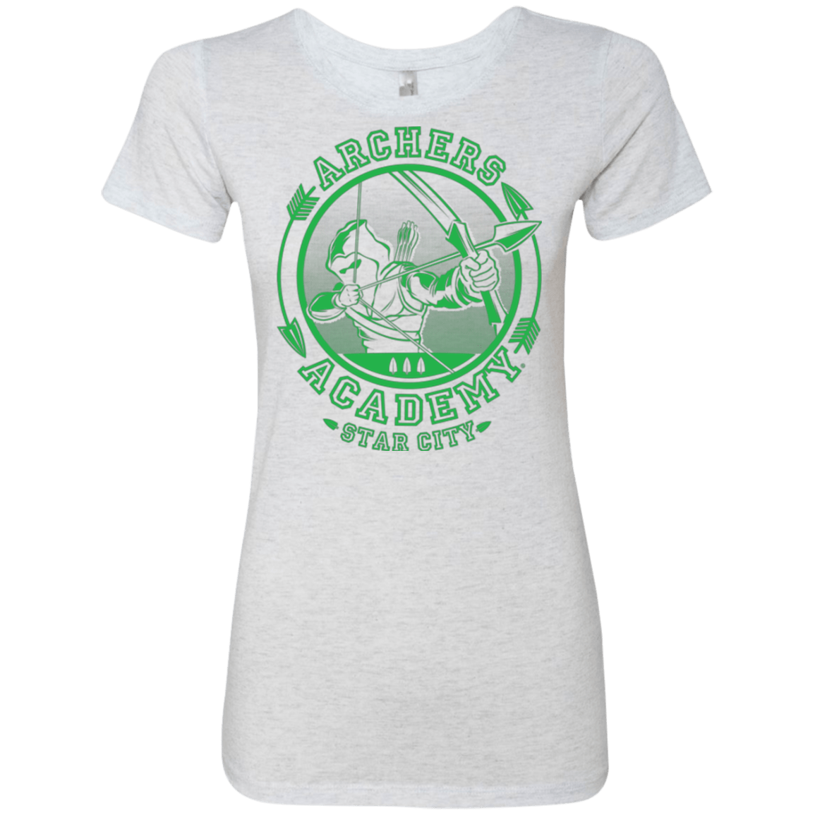 T-Shirts Heather White / Small ARCHERS ACADEMY Women's Triblend T-Shirt