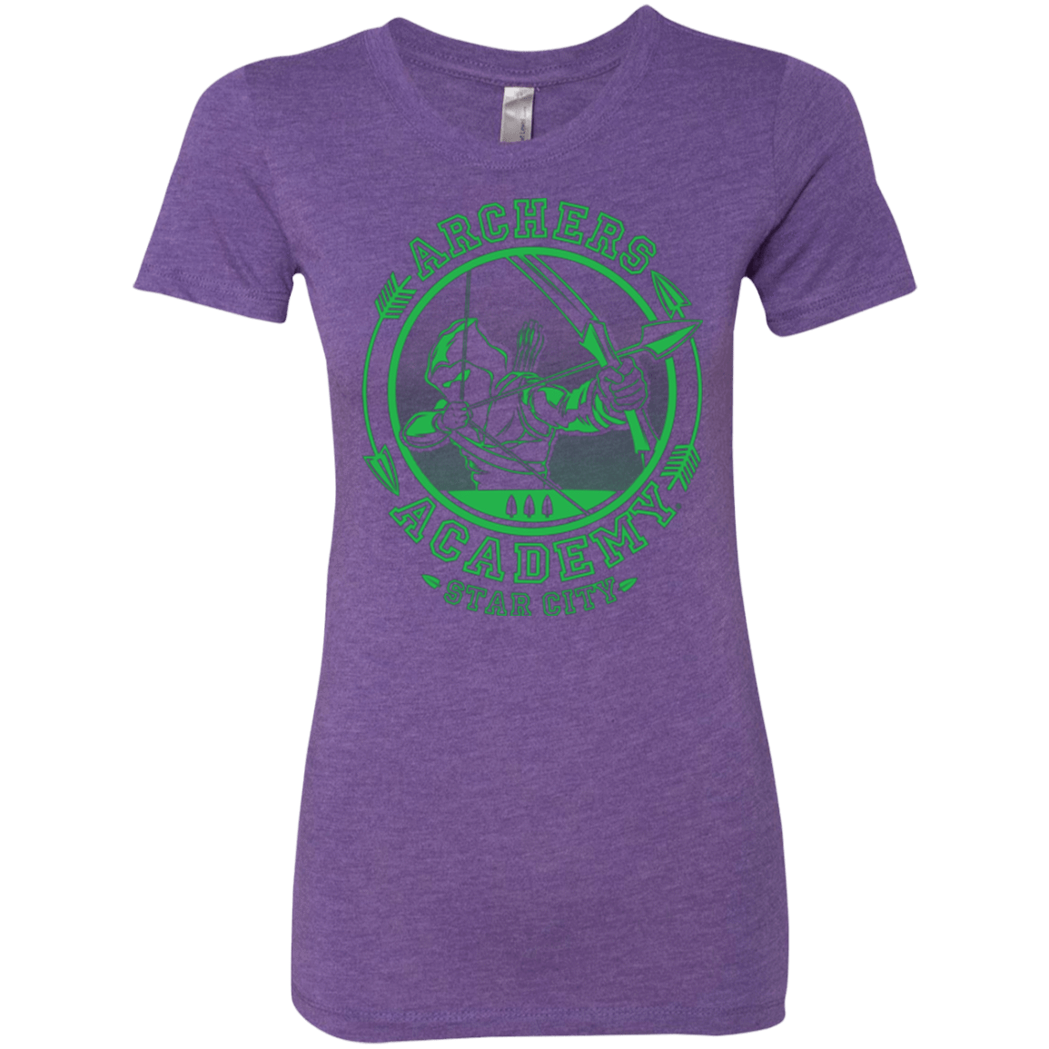 T-Shirts Purple Rush / Small ARCHERS ACADEMY Women's Triblend T-Shirt