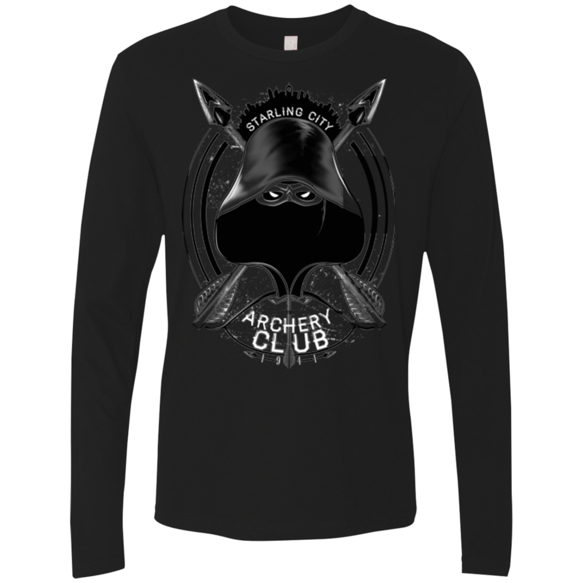 T-Shirts Black / Small Archery Club Men's Premium Long Sleeve