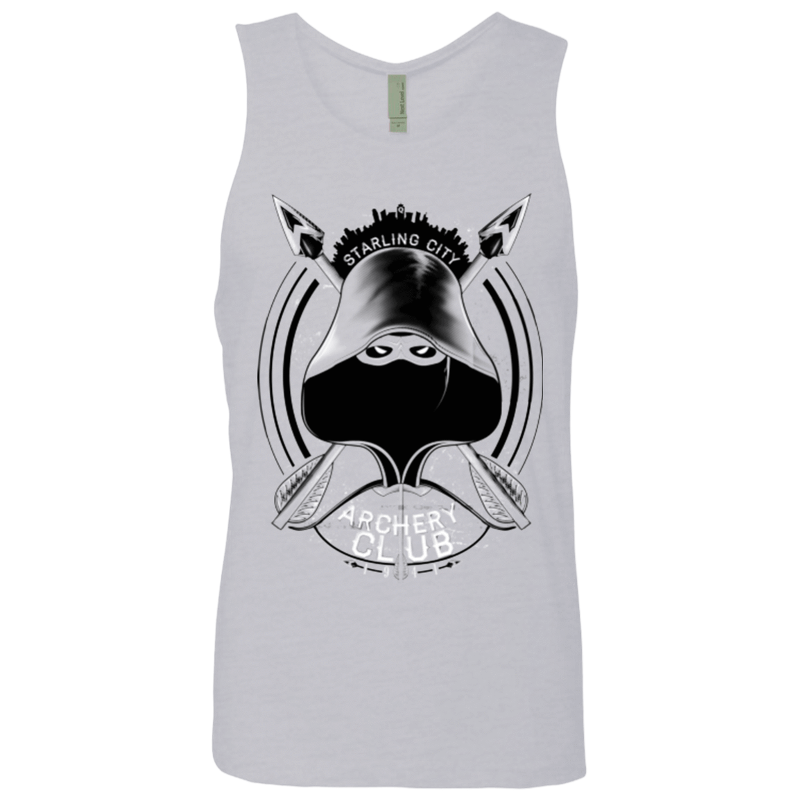 T-Shirts Heather Grey / Small Archery Club Men's Premium Tank Top