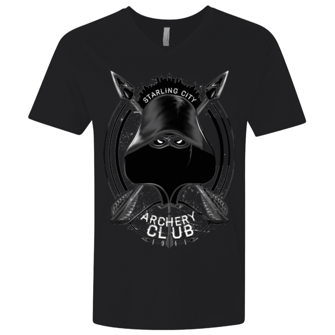 T-Shirts Black / X-Small Archery Club Men's Premium V-Neck