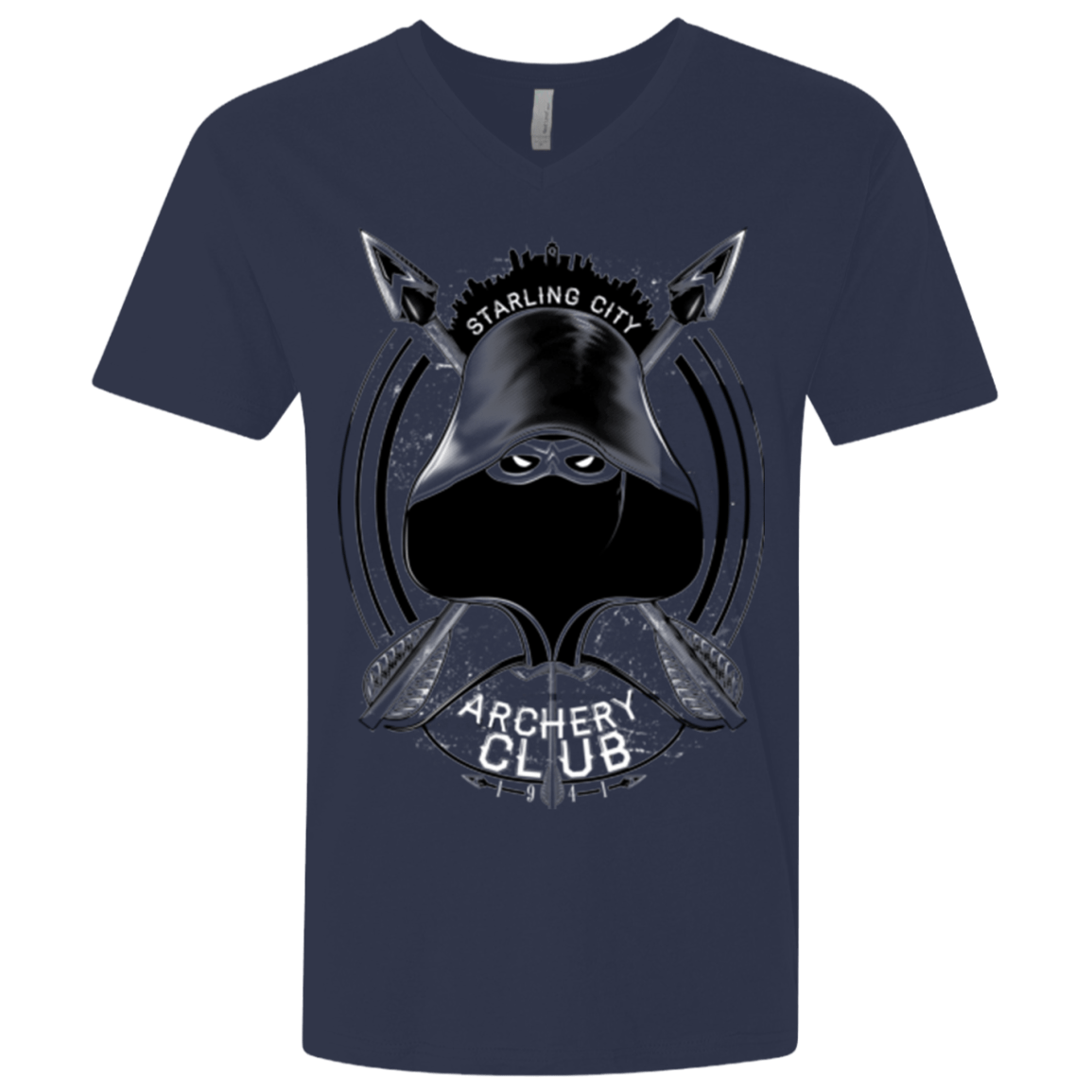 T-Shirts Midnight Navy / X-Small Archery Club Men's Premium V-Neck