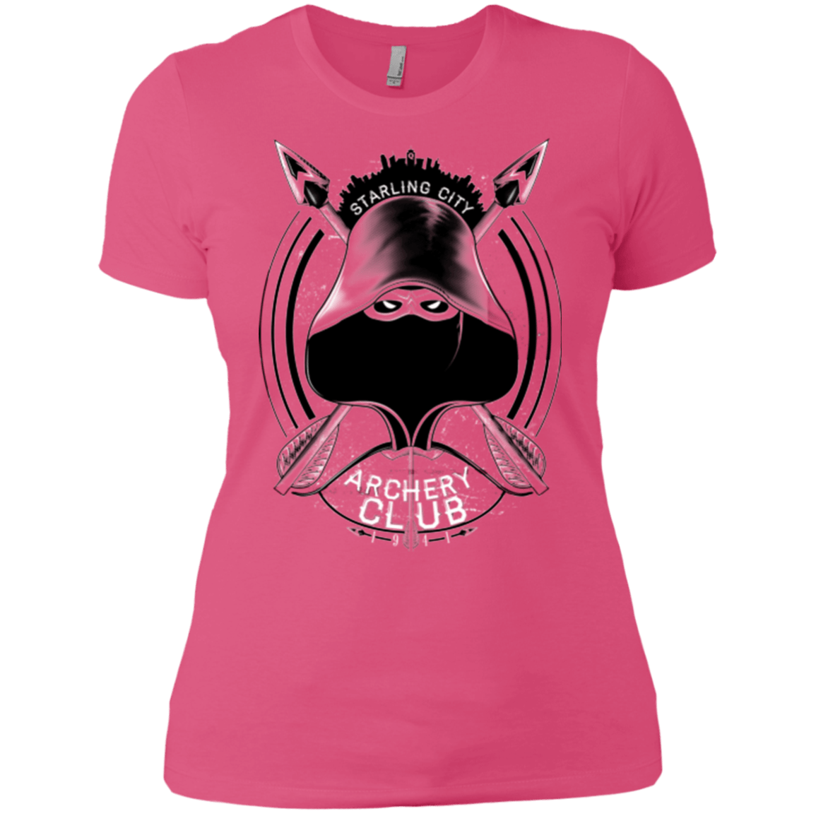 T-Shirts Hot Pink / X-Small Archery Club Women's Premium T-Shirt