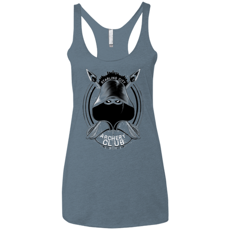 T-Shirts Indigo / X-Small Archery Club Women's Triblend Racerback Tank