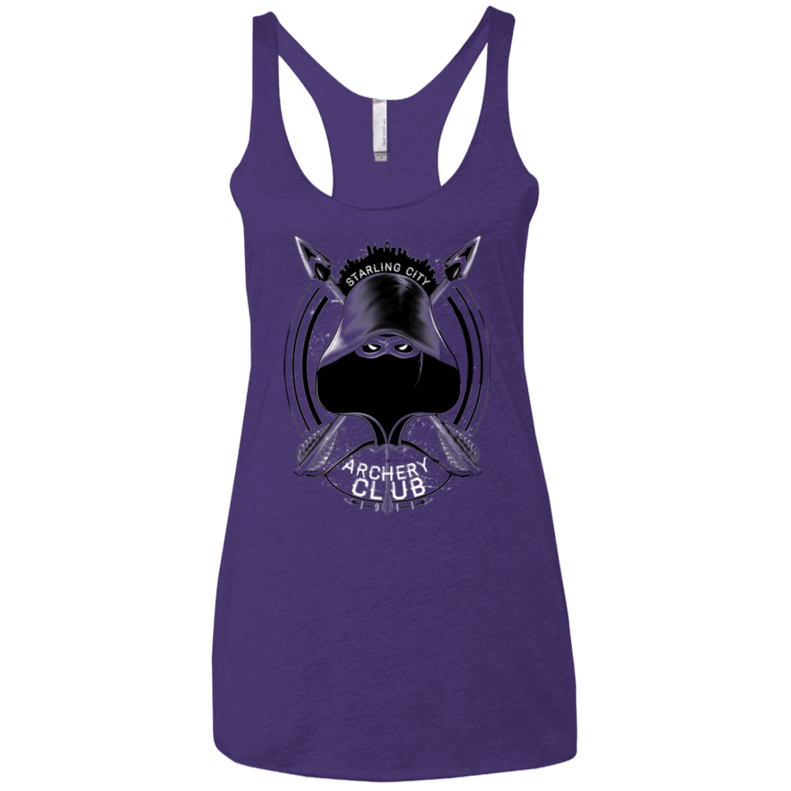 T-Shirts Purple / X-Small Archery Club Women's Triblend Racerback Tank