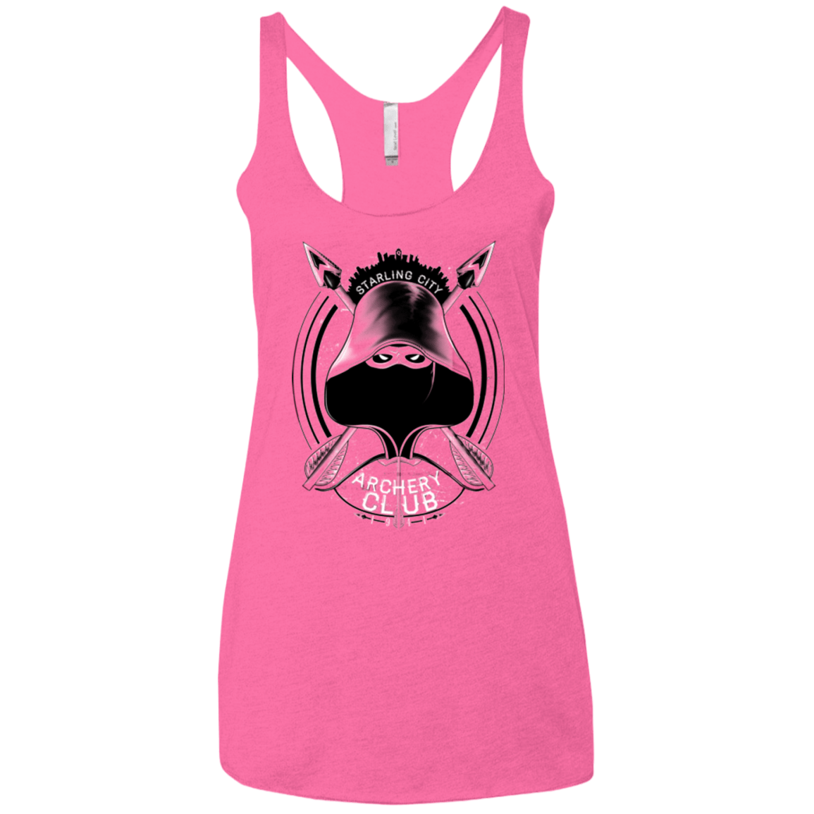 T-Shirts Vintage Pink / X-Small Archery Club Women's Triblend Racerback Tank