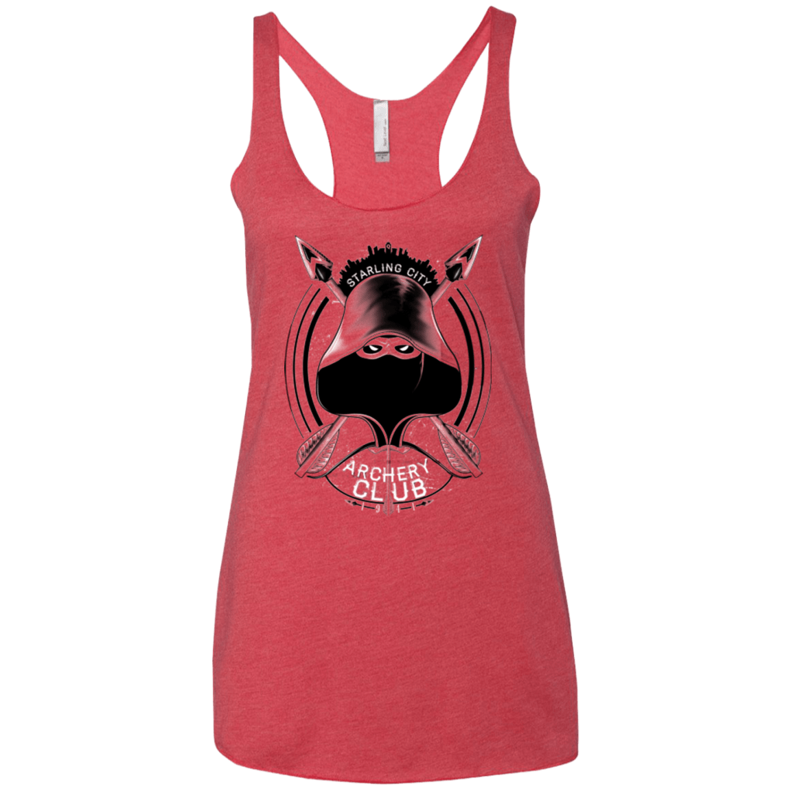 T-Shirts Vintage Red / X-Small Archery Club Women's Triblend Racerback Tank