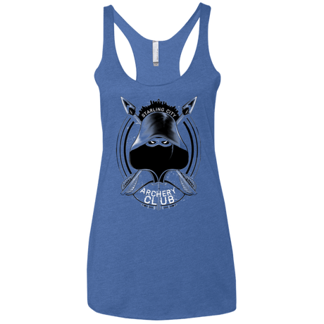 T-Shirts Vintage Royal / X-Small Archery Club Women's Triblend Racerback Tank