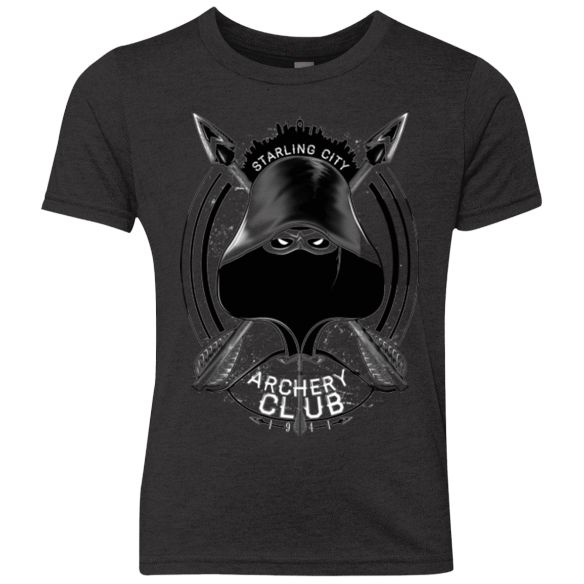 T-Shirts Vintage Black / YXS Archery Club Youth Triblend T-Shirt