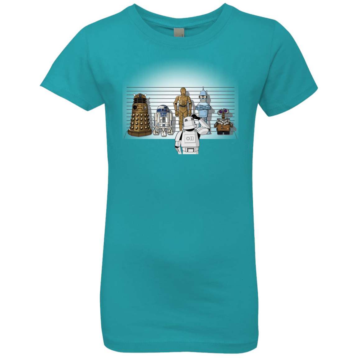T-Shirts Tahiti Blue / YXS Are These Droids Girls Premium T-Shirt