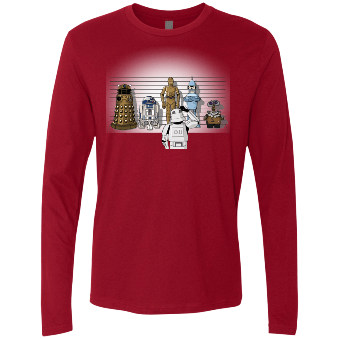 T-Shirts Cardinal / Small Are These Droids Men's Premium Long Sleeve