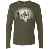 T-Shirts Military Green / Small Are These Droids Men's Premium Long Sleeve