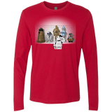 T-Shirts Red / Small Are These Droids Men's Premium Long Sleeve