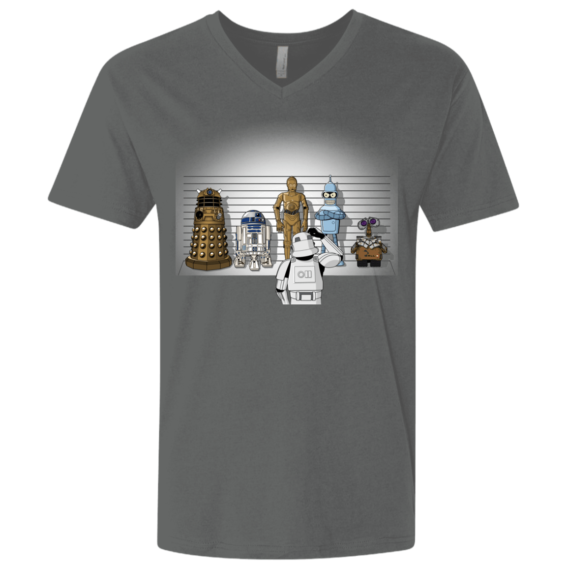 T-Shirts Heavy Metal / X-Small Are These Droids Men's Premium V-Neck